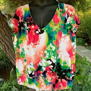 Floral top size 3x